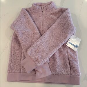 Athleta Girl So Snug Sherpa Half Zip Pullover